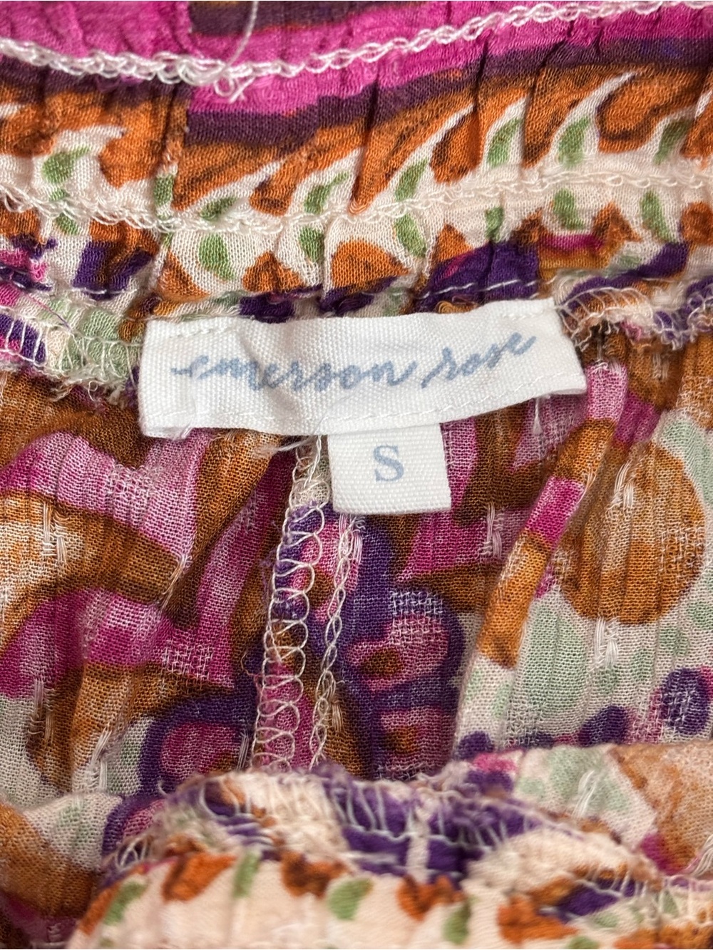 Free People Emerson Pop Printed Wide-Leg Pants – Size Small Boho Festival Coast - Picture 3 of 9